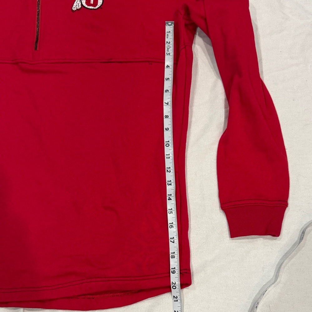 Utah Women’s Red Quarter-Zip Pullover - Picture 6 of 13